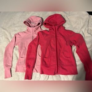 pink lululemon sweaters size 4